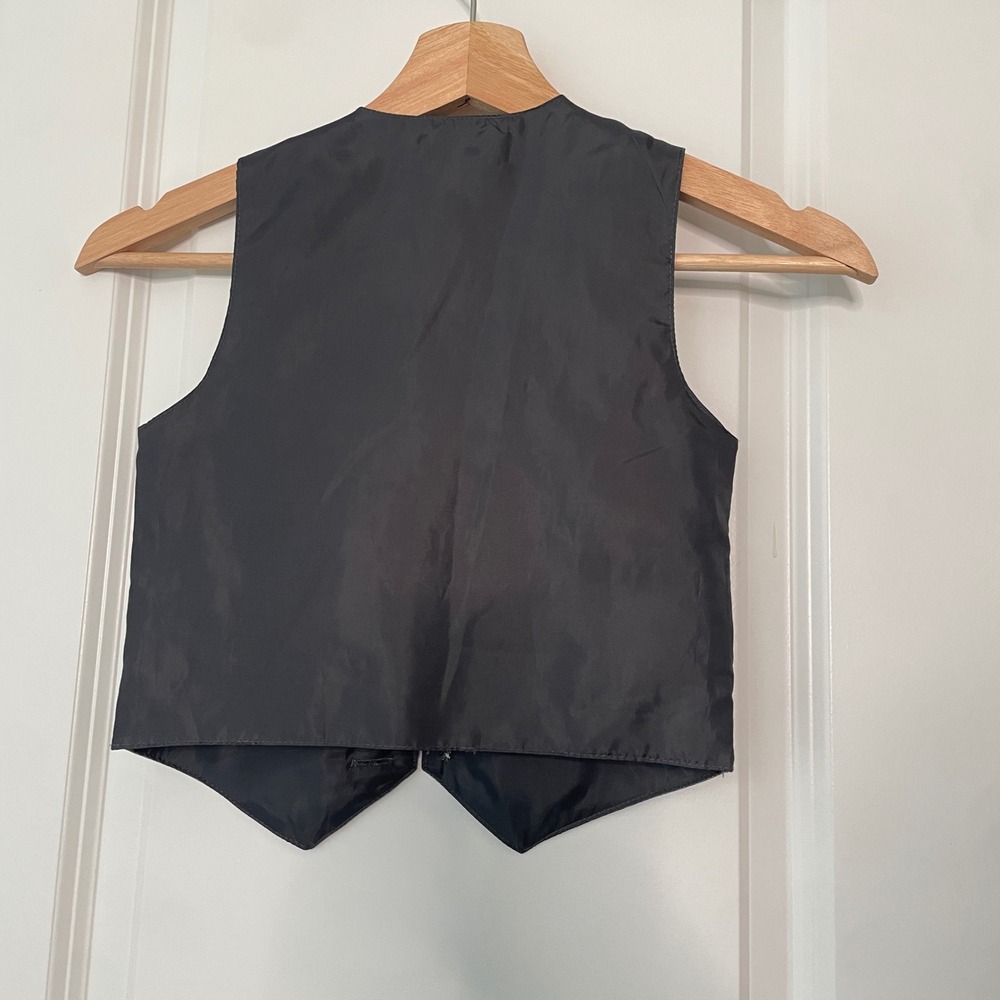 Van Heusen Gray Suit Vest Toddler 3T Boys Formal Wedding Dress Wear Party Layer - Picture 7 of 7